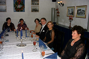PhD dinner – Sara von Ungern (right)