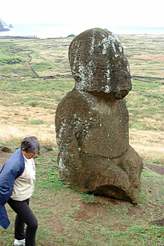 Pre-long-ear statue