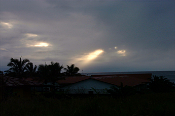 Evening rain Rapa Nui